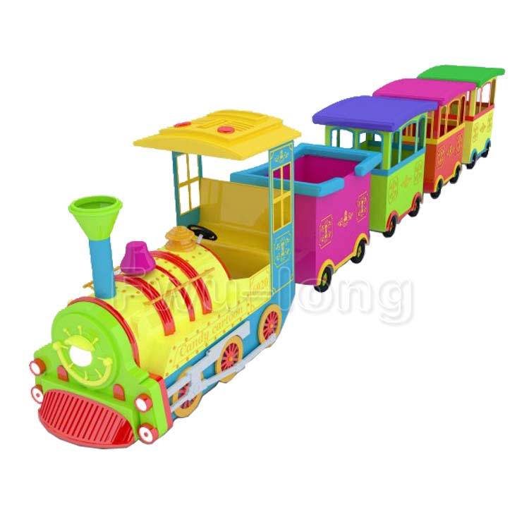 Cartoon Tour Trackless Train